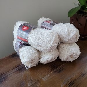 Red Heart Scrubby Cotton destash lot of 5 skeins - bundle 2 of 2